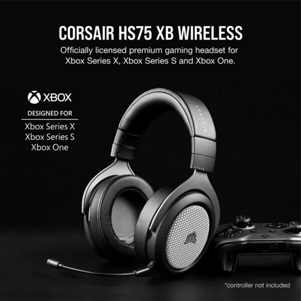 AURICULARES GAMER CORSAIR HS75 XB WIRELESS X BOX - Imagen 3